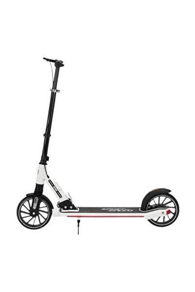 Leno سكوتر معدني متين للأطفال، للأعمار من 7 سنوات فما فوق - أبيض