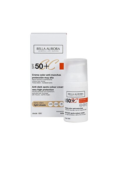 Bella Aurora CC Cream anti-wrinkle with corrective effect, CC Cream SPF50+, l...