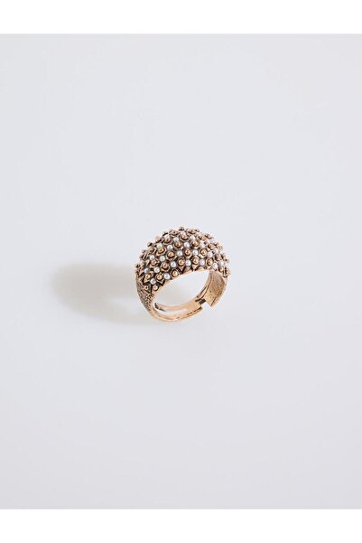 Jimmy Key Bronz Çoklu İnci Detaylı Yüzük