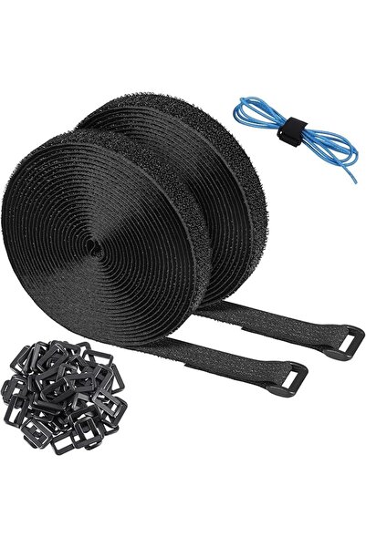 The Bros قطعتان من أربطة الكابلات الفيلكرو، أربطة كابلات فيلكرو قابلة للتعديل...