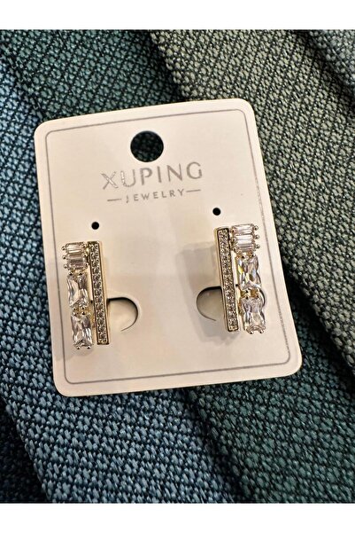 MU&ME BOUTİQUE 3-Stone Earrings (Xuping)