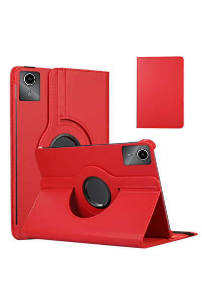Other 360 Rotating Case for Lenovo Tab M11 TB330FU 10.95 (Red)