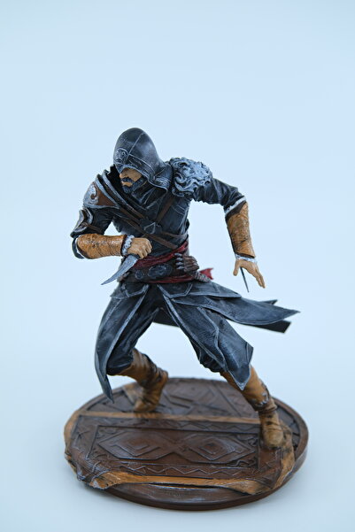 PWUL WORKS Assassin’s Creed Ezio Auditore Figür 20 cm - Koleksiyonluk Gamer F...