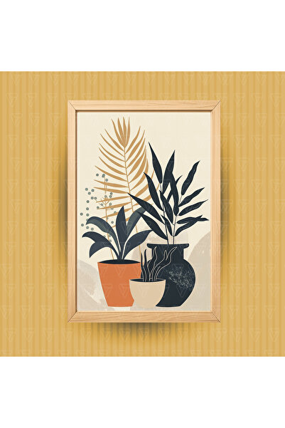 BiveSa Tasarım 288 - Çerçeve Görünümlü Modern Salon ve Ofis İçin Dekoratif Du...