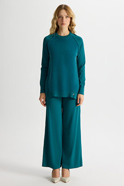 MISS DALIDA Ön Kısmı Cupro Tunik North Sea