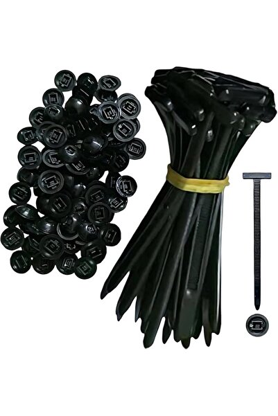 The Bros مشبك ربط كابلات عالمي من النايلون - حامل ربطات كابلات متين ذاتي القف...