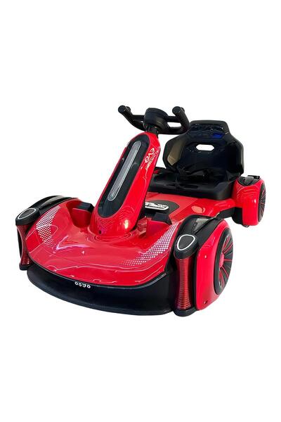 Fab N Funky سيارة جو كارت للأطفال تعمل بالبطارية، تصميم أنيق، اتصال بلوتوث، ت...