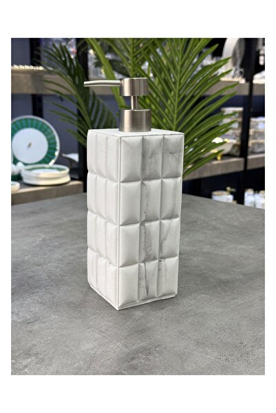 Doğudeko Luxury Polyurethane Liquid Soap Dispenser Mardan Gray