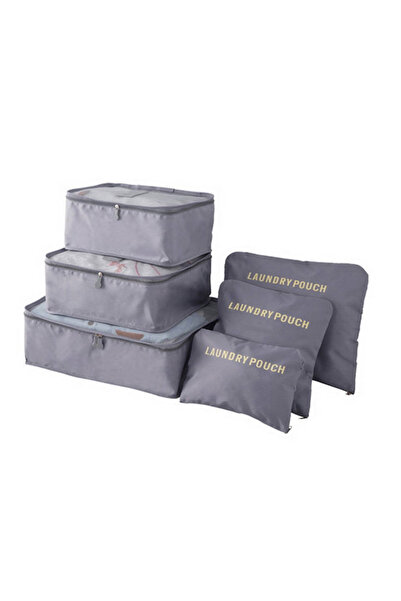Other Travel Laundry Net Clothes Storage Set 6 pcs (Gray)