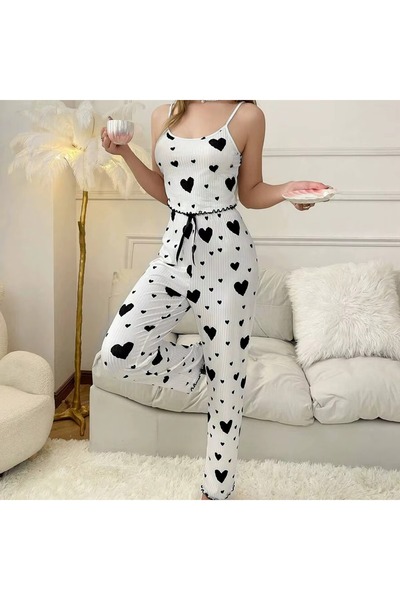 Eces Design Γυναικεία Πιτζάμες & Σετ Ύπνου με Σχέδιο Καρδιάς – Άνετα & Κομψά ...