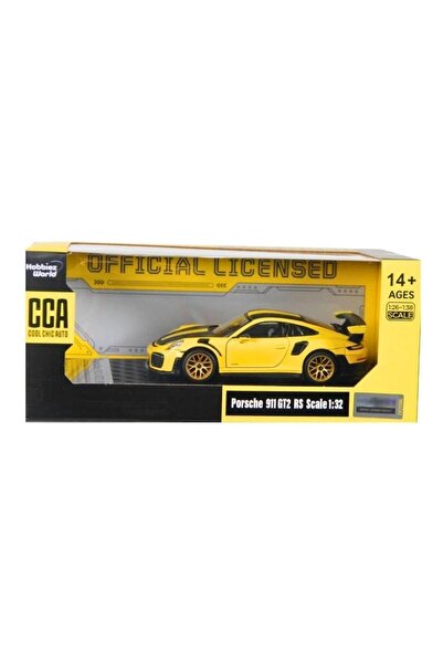 CCA Porsche 911 GT2 RS Sarı 1/32 Model Araba