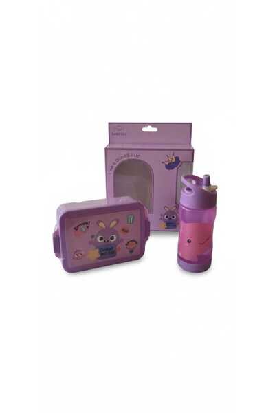 ALPA STORE Lunch Box Water Bottle Set Lunch Box with Straw Water Bottle for C...