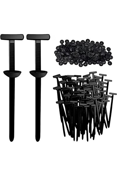 The Bros Heavy Duty Nylon Cable Tie Buckles with Self-Locking Pin & Button, U...