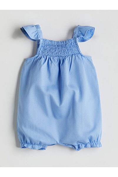 LC Waikiki Rmz Gi̇yi̇m Farkiyla Square Roba Collar Baby Girl Combed Cotton Ju...