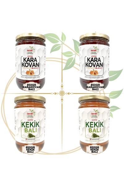 Baştan Yöresel 2 ADET 850GRAM KARAKOVAN BALI 2 ADET 850GRAM KEKİK BALI