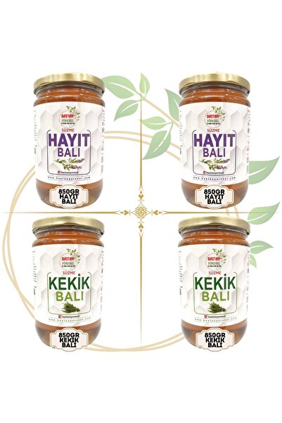 Baştan Yöresel 2 ADET 850GRAM HAYIT BALI 2 ADET 850GRAM KEKİK BALI