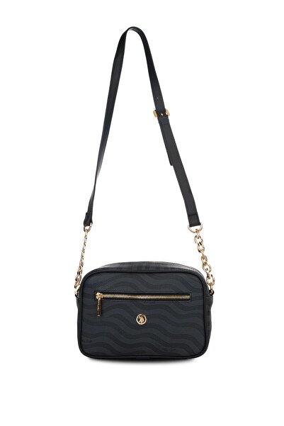 U.S. Polo Assn. Γυναικεία τσάντα χιαστί Postman Μαύρη US26171 – Καθημερινό, κ...