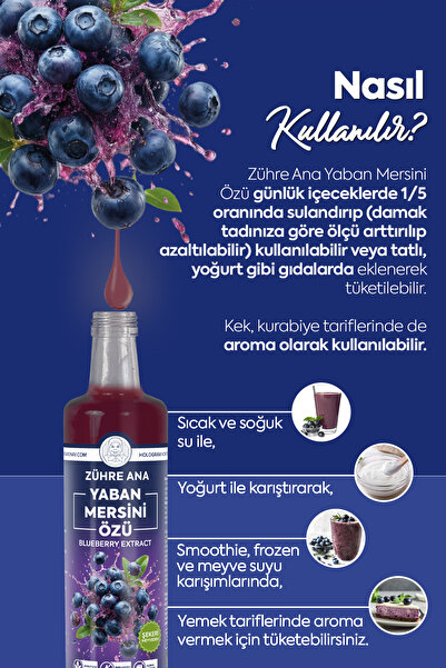 Zühre Ana Yaban Mersini Özü 640 G