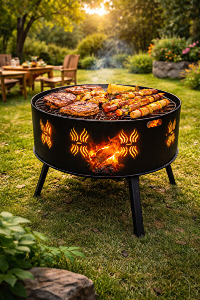 ALEVRA MANGAL,ATEŞ ÇUKURU,KAMP ŞÖMİNESİ