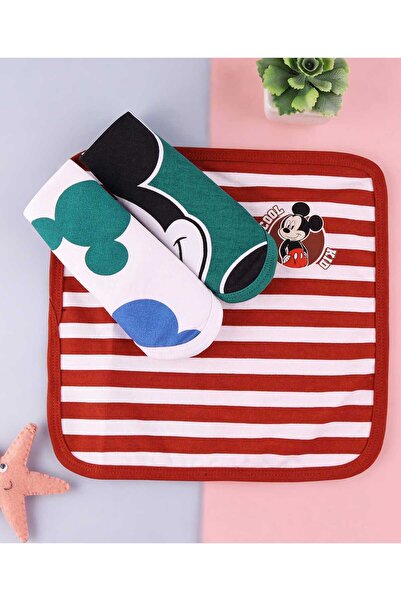 Babyhug Disney مناشف غسيل محبوكة قماش إنترلوك ، بنقشة ميكي ماوس، ناعمة، ماصة،...