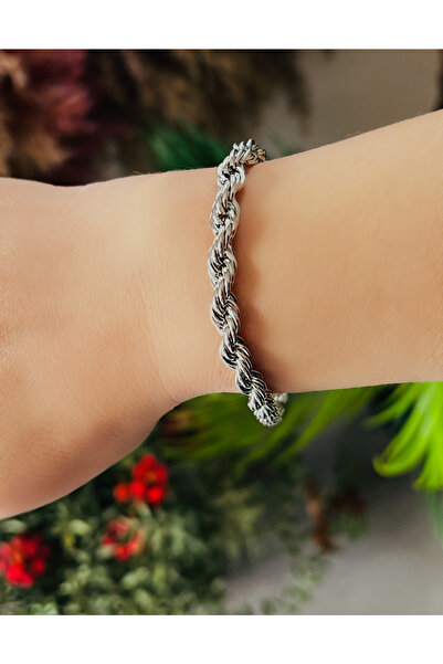 ACAR TAKI Xuping Spiral Bracelet 21Cm-Silver Color Acr9056