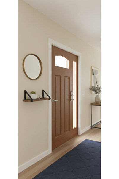 Rafadi Metal Modern Black Living Room Bathroom Hall Kitchen Wall Mounted Shelf