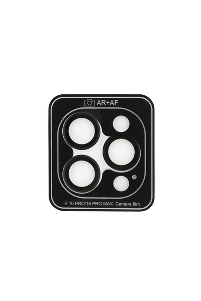 Guess iPhone 17 Pro Max Compatible Original Licensed Metal Camera Lens Protector Black