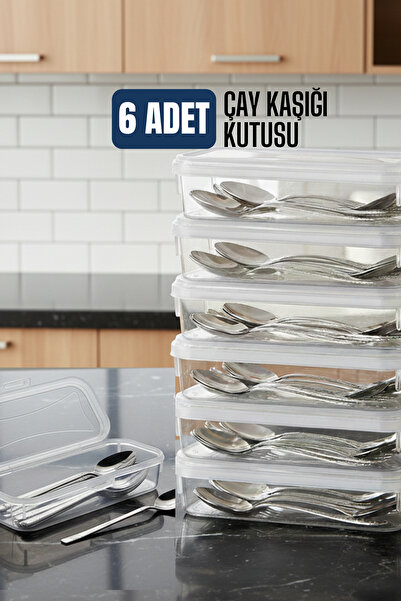 ego home 6-Piece Tea Spoon Storage Box Set - Dowry Box Mini Organizer Storage...