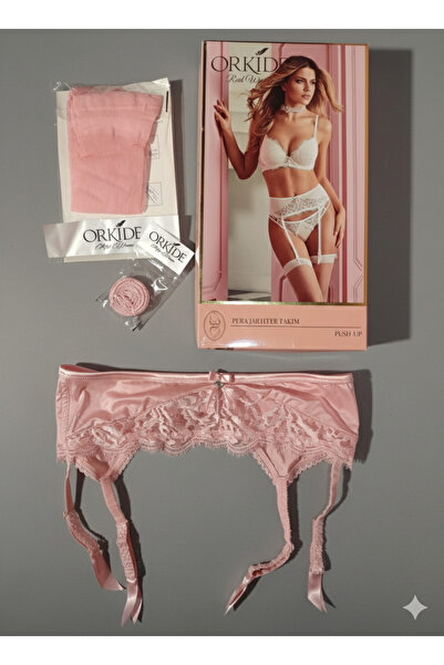 İNCİİCGİYİM28 orkide pr jartiyer takımı