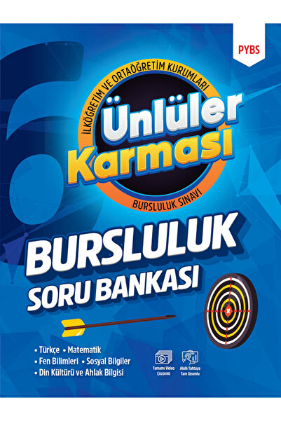 Efsane Yayınları 6.Sınıf Ünlüler Karması Bursluluk Soru Bankası / PYBS Burslu...