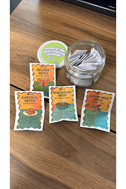 Yogatoon Kids World Çocuklar İçin Nefes Egzersizi Kavanozu – 30’lu Nefes ve F...