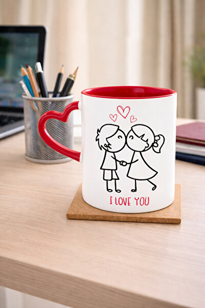 çokaş Heart Printed Mug - 3