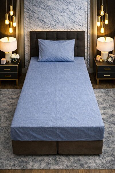 Madame Home Single Fitted Sheet Set Cotton Corner Depth 30cm