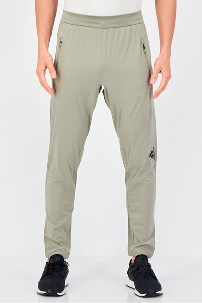 adidas Men Slim Fit Designed For Training Track Pants, Khaki