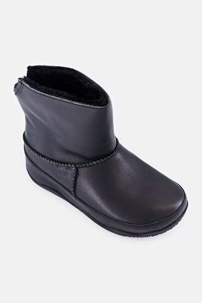 Fitflop Women Original Mukluk Shorty Slip On Ankle Boots, Black