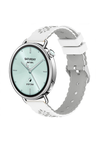 Sneezy ساعة Mi Watch S4 مقاس 41 ملم، سوار من السيليكون الناعم بنمط الزهور، سو...