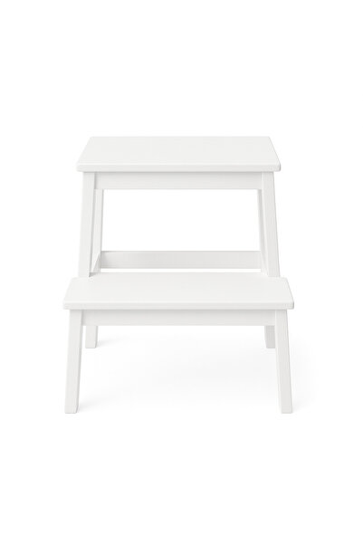 LMB KIDS Wooden stool, 2-step ladder type booster seat