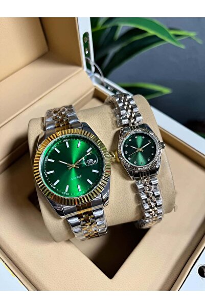 ÇENÇEN Yeni Sezon Özel Tasarım Takvimli Sevgili Çift Kol Saatleri