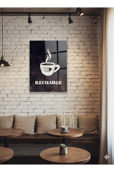 BLT DİZAYN Kitchen Wall Decor – Energy-Boosting Coffee Cup Design