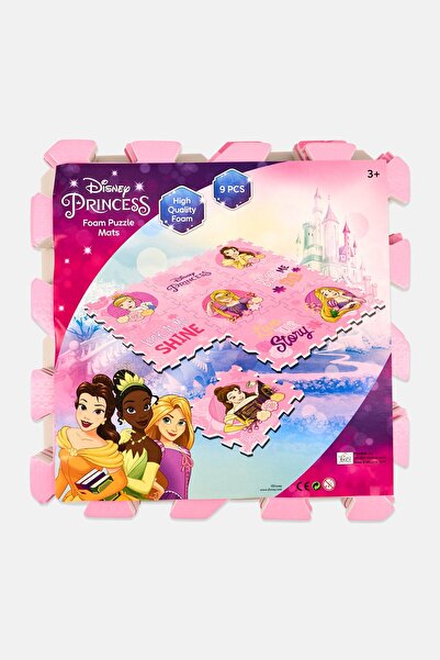 DİSNEY PRİNCESS 9 Pcs Interlocking Foam Puzzle Mats, Multicolor