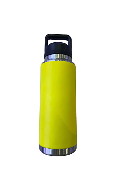 mercanpromosyon Mercan 1100 ml (1.1 Lt) Large Size Vacuum Steel Thermos - Vac...