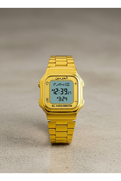 Al Haramain Islamic Prayer Watch: Auto Azan, Qibla Compass & Hijri Calendar -...