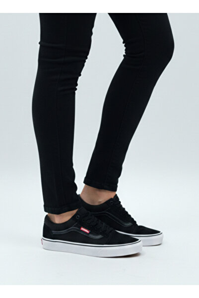 homiro حذاء رياضي برباط للجنسين - أسود تان أبيض