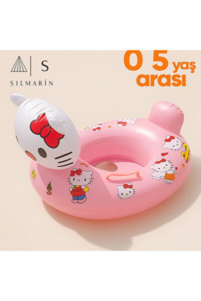 Silmaril 0-5 Yaş ! Çocuklar İçin Figürlü Desenli Şişme Deniz Simidi Hafif Ren...