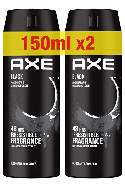 Axe Fresh Black Body Spray Deodorant 2x150ml