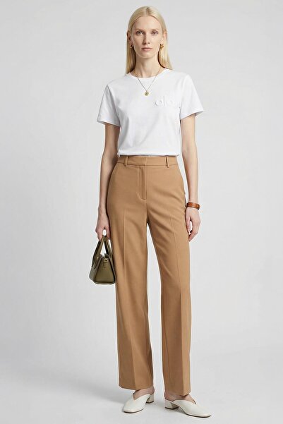 Rays 1615 Velcro Detail Palazzo Trousers Camel