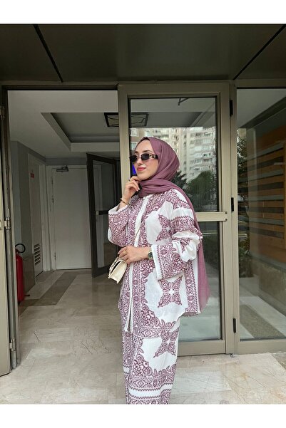 NERA GİYİM Women's Patterned Linen Set