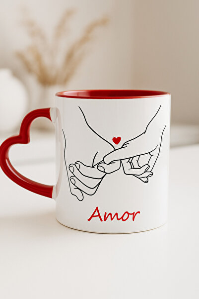 çokaş Heart Printed Mug - 8