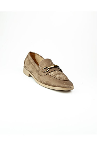 BABALİ Γυναικείες μπαλαρίνες Miss Park Moda 656 Mink Satin