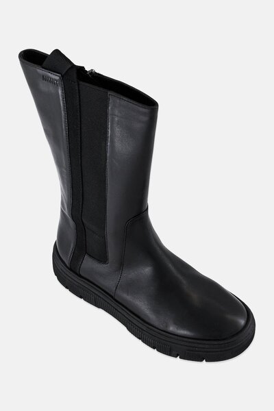 Geox Women Isotte Zipper Closure Knee Length Boots, Black